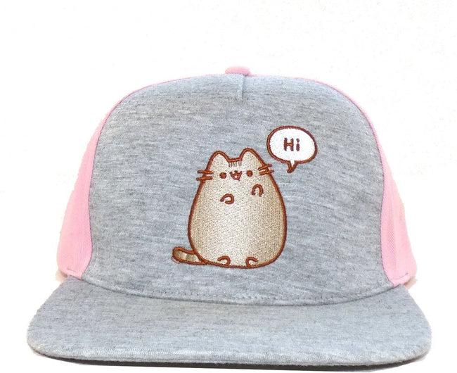 Pusheen Hi Grey Snapback Cap