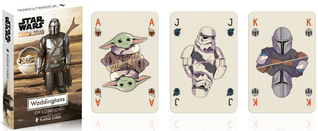 Star Wars The Mandalorian Waddingtons Playing Cards