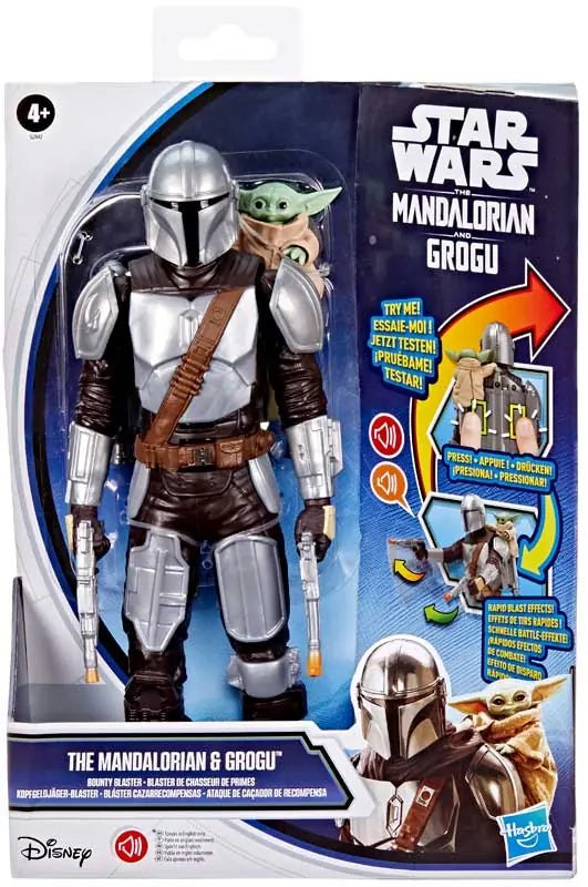 STAR WARS MOVIE FEATURE FIGURE - THE MADALORIAN & GROGU