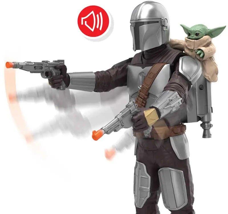 STAR WARS MOVIE FEATURE FIGURE - THE MADALORIAN & GROGU