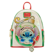 Loungefly - Stitch & Scrump Iridescent Holiday Ornament Mini Backpack