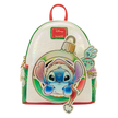 Loungefly - Stitch & Scrump Iridescent Holiday Ornament Mini Backpack