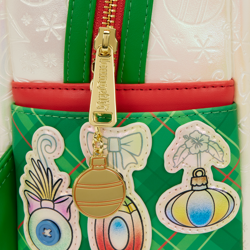Loungefly - Stitch & Scrump Iridescent Holiday Ornament Mini Backpack
