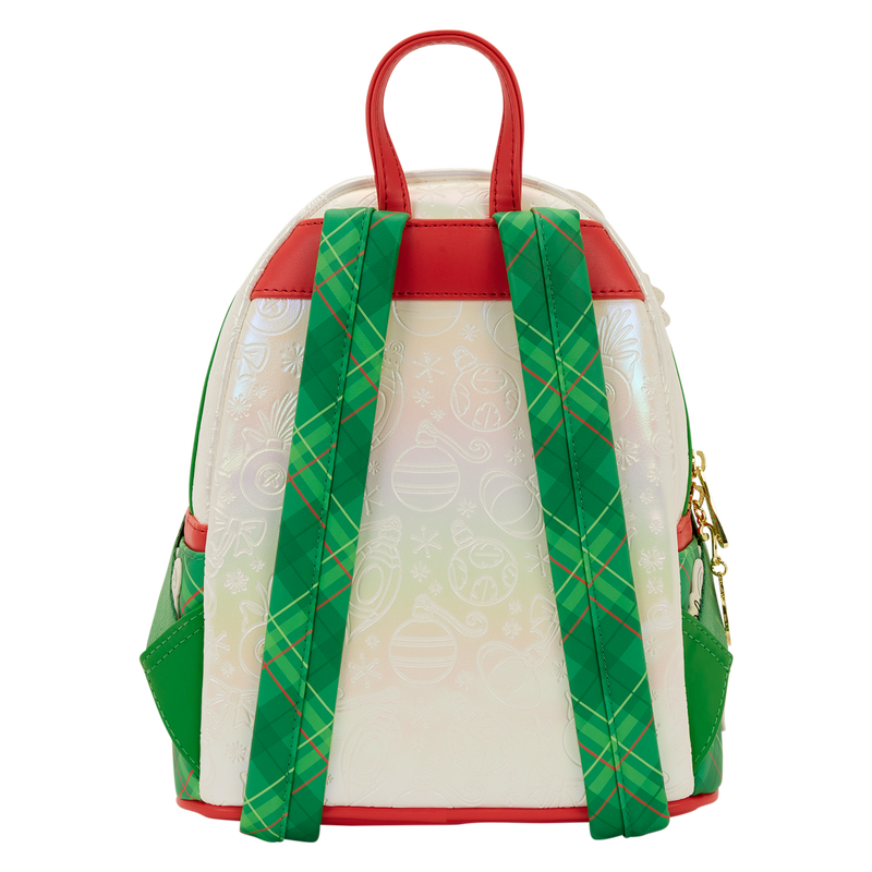 Loungefly - Stitch & Scrump Iridescent Holiday Ornament Mini Backpack