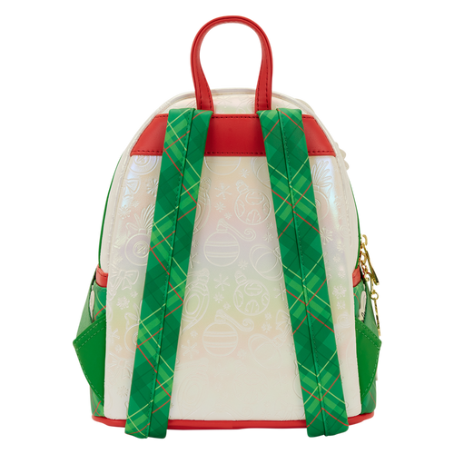 Loungefly - Stitch & Scrump Iridescent Holiday Ornament Mini Backpack