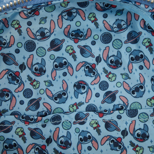 Loungefly - Stitch Plush Sherpa Cosplay Mini Backpack