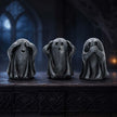 Three Wise Ghouls 7.5cm Three Wise Ghoul Figurines 7.5cm NEMESIS NOW