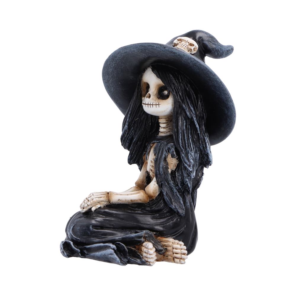 Hexabelle 8.8cm Skeleton Witch Girl Sitting on Knees 8.8cm NEMESIS NOW
