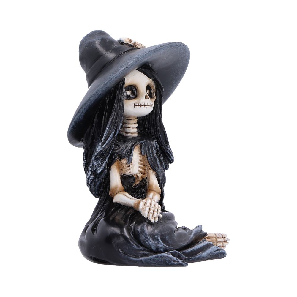 Hexabelle 8.8cm Skeleton Witch Girl Sitting on Knees 8.8cm NEMESIS NOW