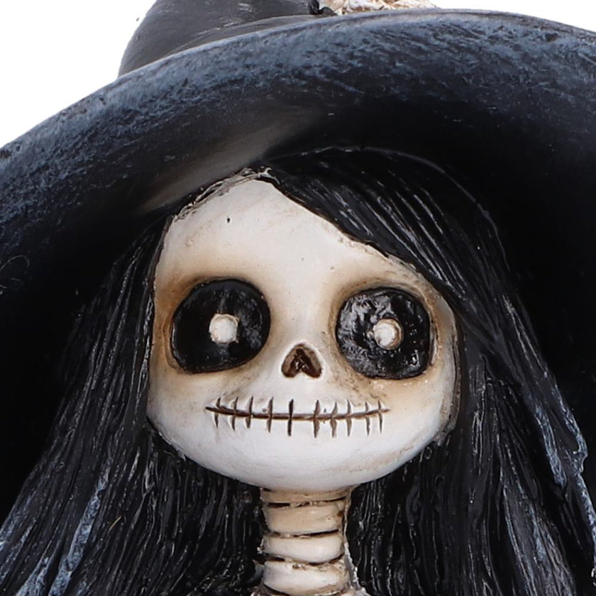 Hexabelle 8.8cm Skeleton Witch Girl Sitting on Knees 8.8cm NEMESIS NOW