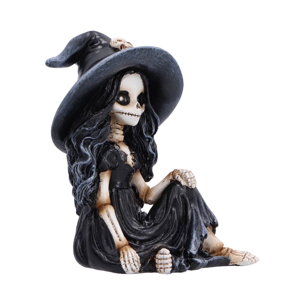 Jinxie 8.8cm Skeleton Witch Girl Sitting 8.8cm NEMESIS NOW