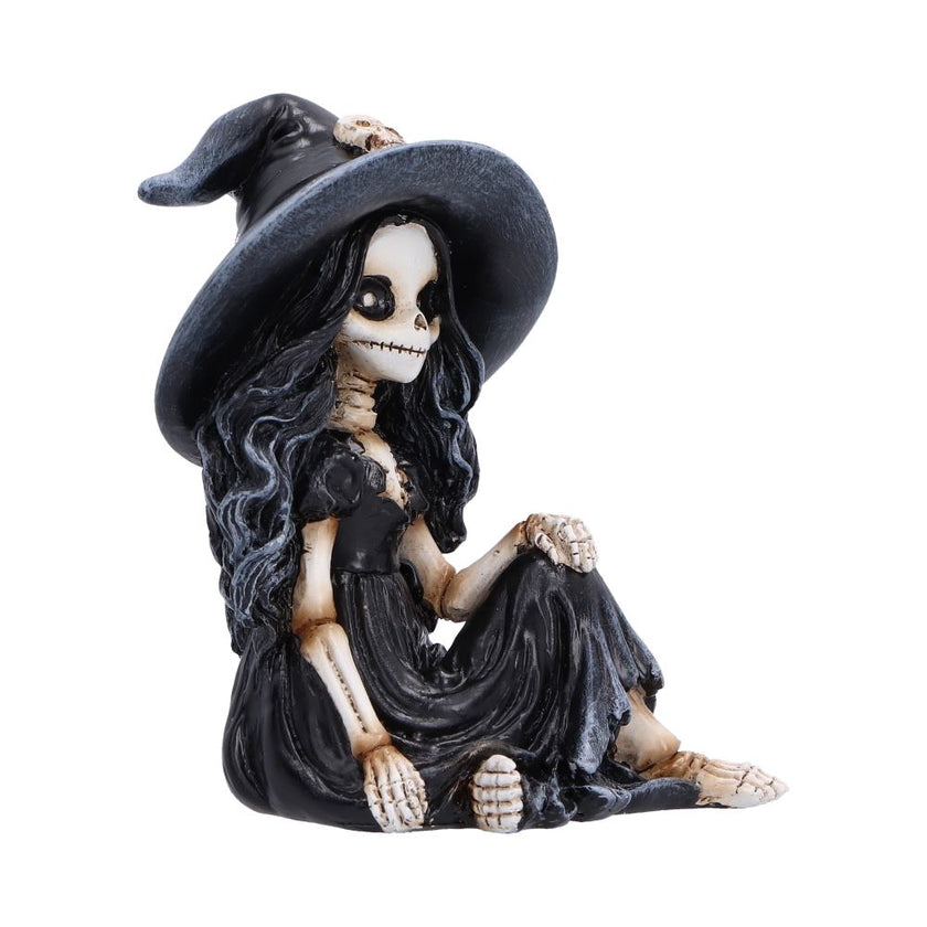 Jinxie 8.8cm Skeleton Witch Girl Sitting 8.8cm NEMESIS NOW