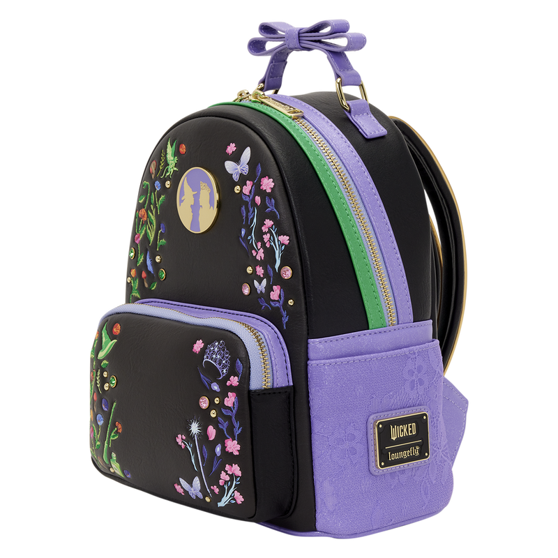 Loungefly - Wicked Glinda & Elphaba Floral & Lace Mini Backpack