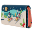 Loungefly - Mickey & Minnie Holiday Wristlet Wallet