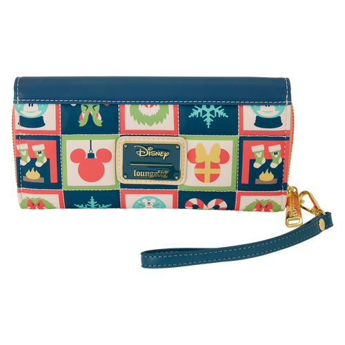 Loungefly - Mickey & Minnie Holiday Wristlet Wallet